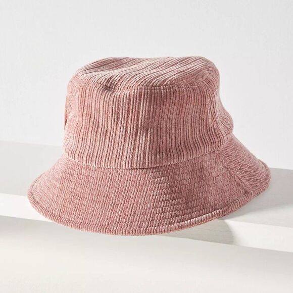 NWT Anthropologie + San Diego Hat Co. Cozy and Chic Bucket Hat Rose (ONE SIZE) main image 14